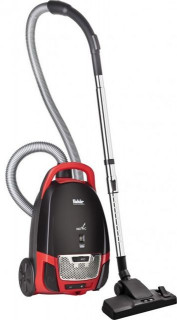 Aspirator cu sac Fakir Red Vac, 3 l, Tub telescopic, 700 W, Filtru EPA, Rosu/Negru