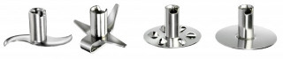 BAMIX BBQ 200W, 4 lame, SliceSy, Procesor cu powderdisc, Vas 600ml, Vas 400ml, Sort Bamix BBQ, Stand DeLuxe, Negru