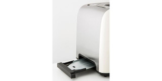 Prajitor de paine Fakir Rubra, 980 W, 2 felii, Grad de rumenire ajustabil, 6 trepte, Inox, Functie dezghetare, Roz