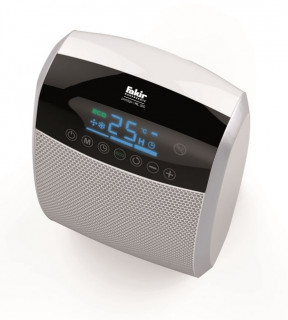 Aeroterma ceramica Fakir HL 300, 1800 W, 3 trepte de putere, Control Touch si afisaj LED, Timer, Protectie la supraincalzire, Alb / Argintiu