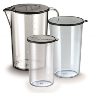 BAMIX Baking 200W, 4 lame, SliceSy, Procesor, Motor profesional, Vas 1000ml, Vas 600ml, Vas 400ml, Stand Swissline, Crema