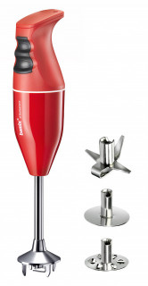 BAMIX Classic 160W, 2 Viteze, Reglare automata, 3 Lame, Rosu