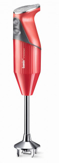 BAMIX Simply Healthy 200W, 2 Viteze, Reglare automata, 3 Lame, Procesor, Rosu