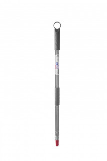 Mop cu maner telescopic Nordic Stream, Inox, Vascoza, 90-160 cm