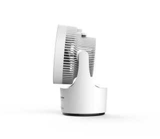 Ventilator de birou Fakir TVC 360, 450 m3/h, Oscilatie la 360°/90°, Silentios (55dBA), 3 trepte de viteza, 45 W, Alb/Negru