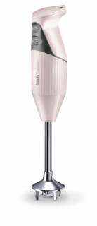 BAMIX Swissline 200W, 2 Viteze, Reglare automata, 3 Lame, Vas 1 l, Procesor, Baby Pink
