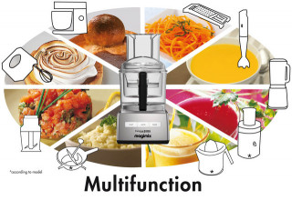 Robot multifunctional MAGIMIX CS4200XL, 950W, Motor profesional cu 30 ani garantie, 3 boluri (3L/2.6L/1.2L), Viteza automata, Fabr. in Franta, Alb, PRODUS RESIGILAT