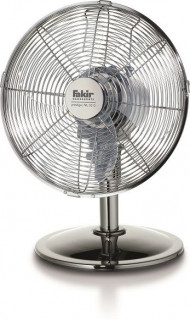 Ventilator de birou Fakir Prestige VL 30 G, 45 W, 3 trepte de viteza, Debit aer: 1600 m3/h, Functie oscilare, Argintiu lucios