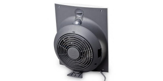 Aeroterma Fakir Doppio, 2000 W, 2 trepte de putere, Termostat reglabil, Protectie supra-incalzire, Alb/gri