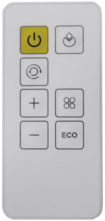 Aeroterma ceramica turn Fakir HT 400, 2000 W, 2 trepte de putere, Termostat reglabil electronic, Afisaj LED, Telecomanda, Protectie la supraincalzire, Alb lucios