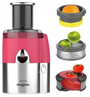 Extractor multifunctional de suc (la rece) Magimix JUICE EXPERT 3 - crom/roz