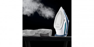 Fier de calcat Fakir Avanti, 2800 W, Rezervor 0.48 l, Jet abur 150 g/min, Abur variabil 35 g/min, Functie auto-curatare, Oprire automata, Cablu 3m, Sistem antipicurare, Albastru/Alb