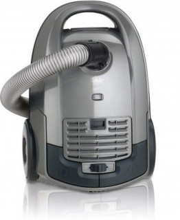 Aspirator cu sac Fakir Trend A2, 3.5 l, Tub telescopic, Perie Turbo, Perie speciala parchet, 750 W, Filtru EPA, Titan metalic