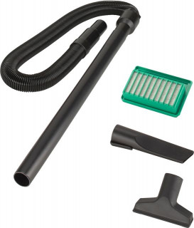 Aspirator profesional pentru mochete si tapiterie Fakir Combivac 1107, Fabr. in Germania, Perie combi, Control electronic, 800 W, Filtru EPA, Negru