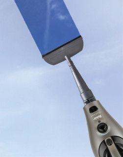 Mop cu abur Fakir Maxiclean, 1300W, rezervor 330ml, 10 accesorii incluse, incalzire in 30 sec, argintiu