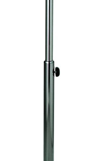 Ventilator cu picior Fakir Prestige VL 45 GF, 60 W, 3 trepte de viteza, 2 moduri de functionare, Debit aer: 1900 m3/h, Functie oscilare, Timer, Telecomanda, Argintiu lucios