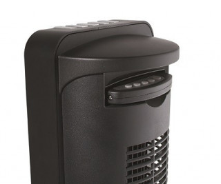 Ventilator Turn Fakir Prestige TV 18, 3 trepte viteza, 3 moduri de functionare, 40W, Functie oscilatie, Timer, Telecomanda, Negru