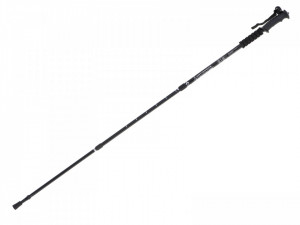 Baston telescopic pentru drumetii "Nordic Walking", antishock, lungime 110 - 135 cm, culoare Neagra
