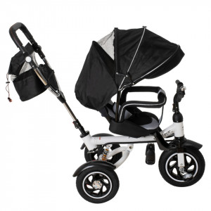 Tricicleta si Carucior pentru copii Premium TRIKE FIX V3 culoare Neagra