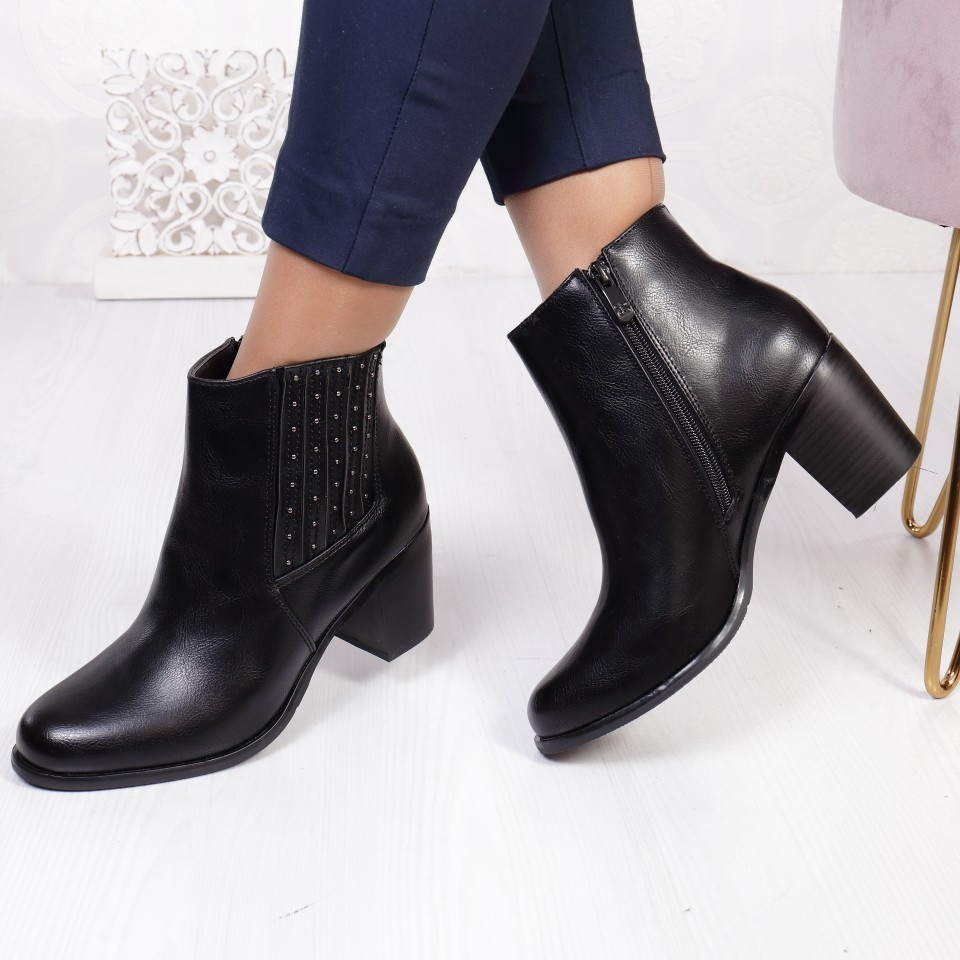 Botine federica black