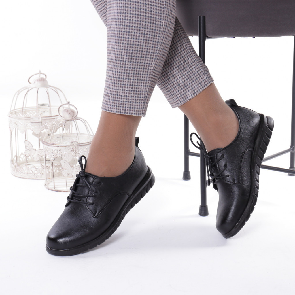 Pantofi crinuta black