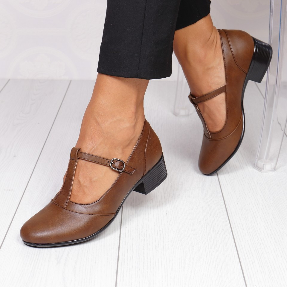 Pantofi mirna brown