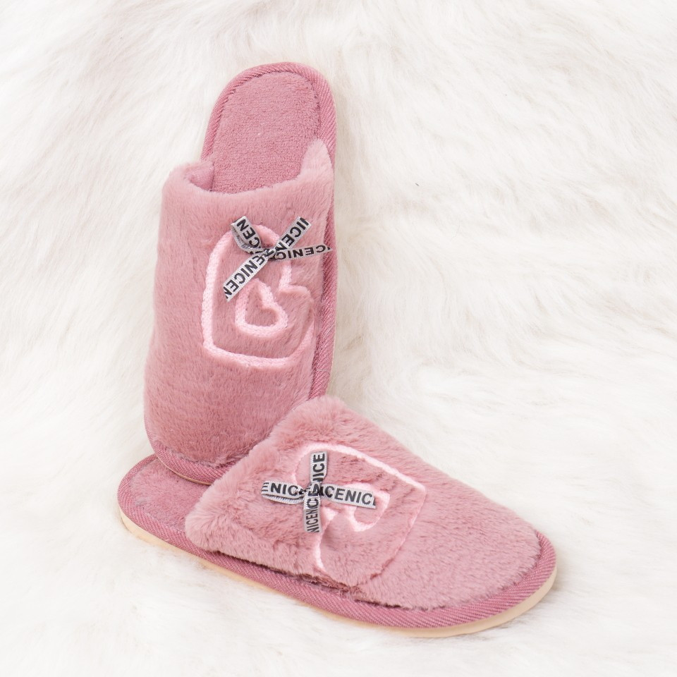 Papuci poly pink