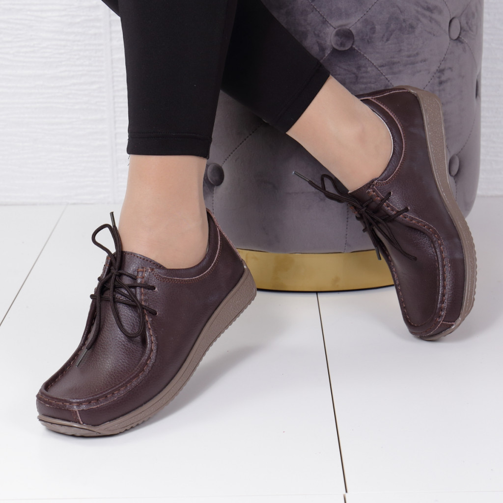Pantofi bora brown