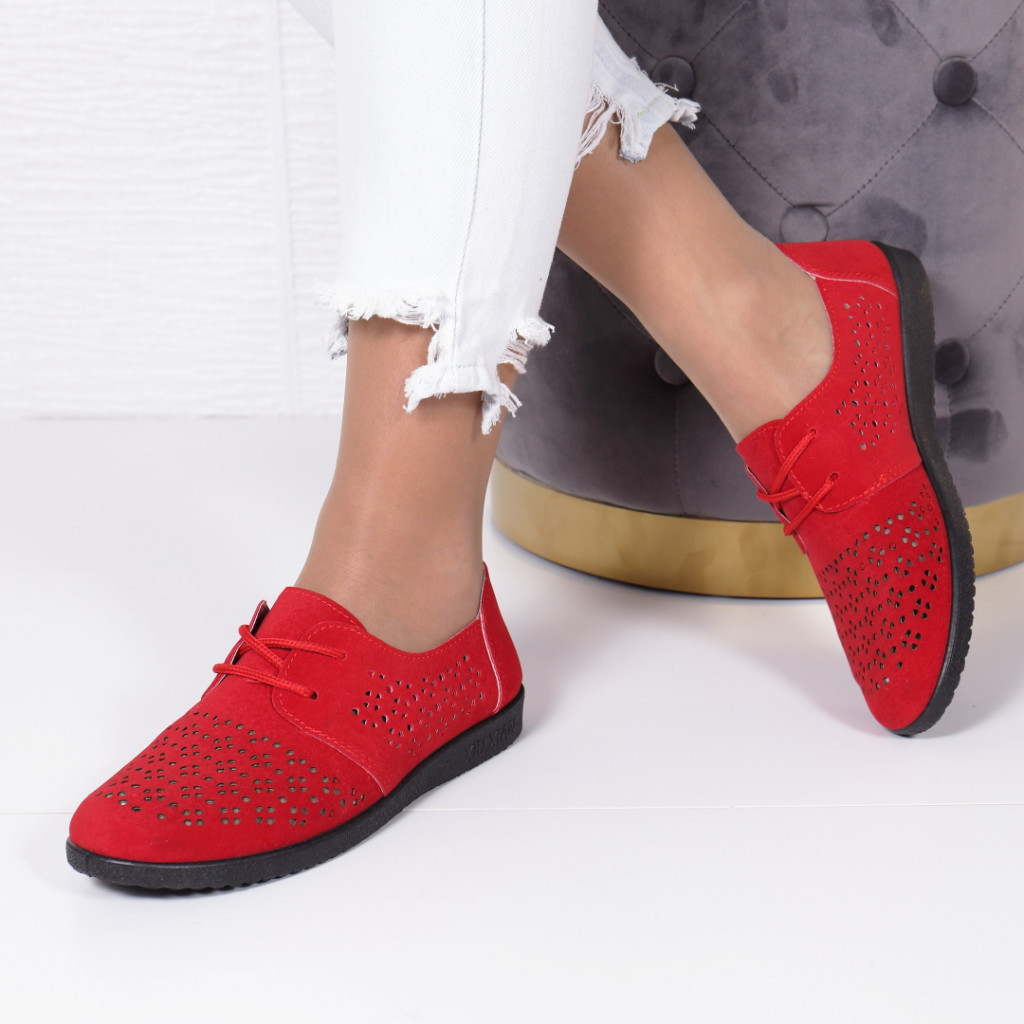 Pantofi filena red