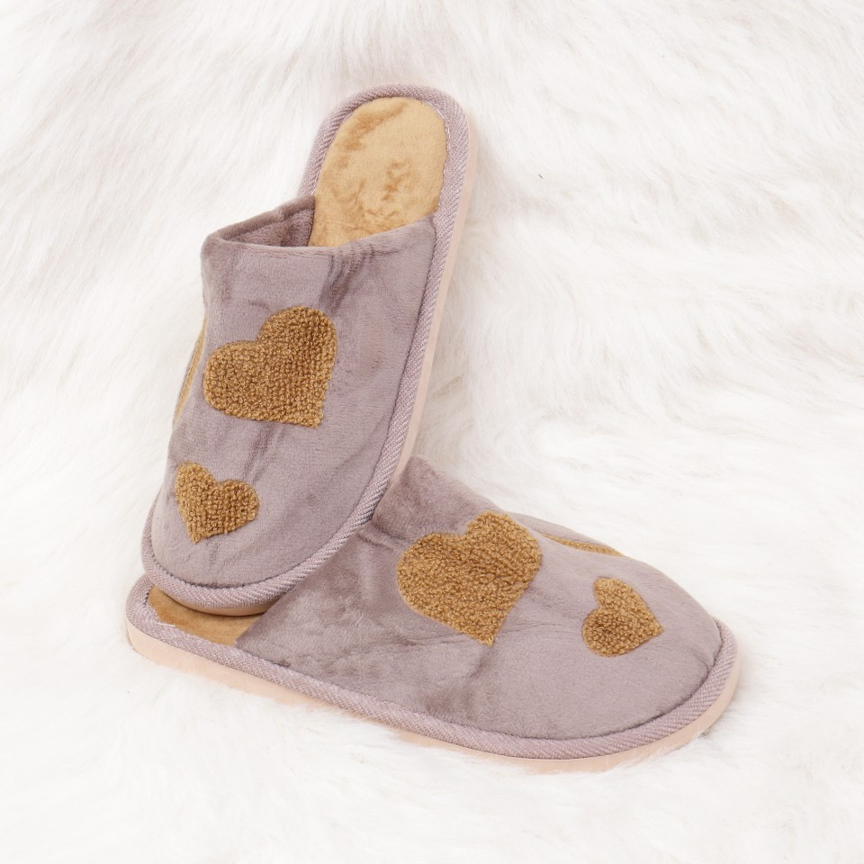 Papuci love brown