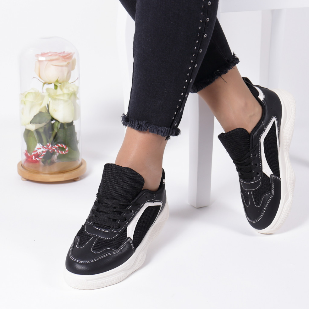 ADIDASI FLORY BLACK lafetecochete.ro imagine megaplaza.ro