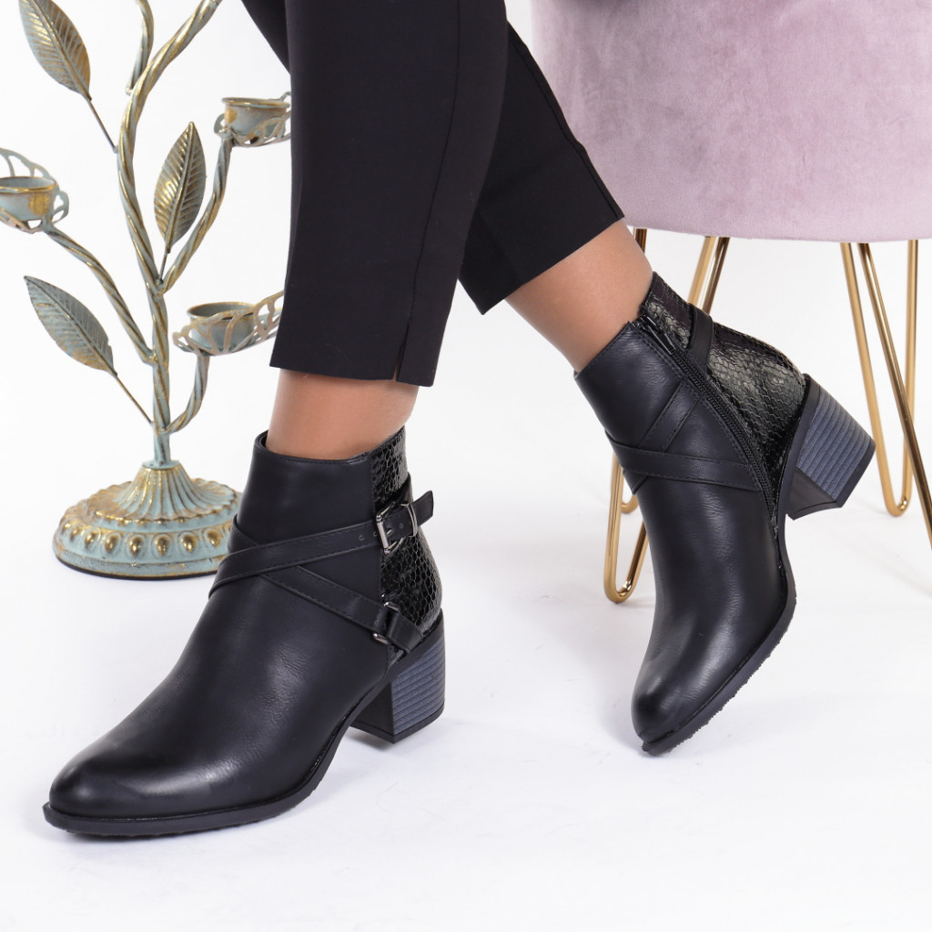 Botine cu toc gros laima