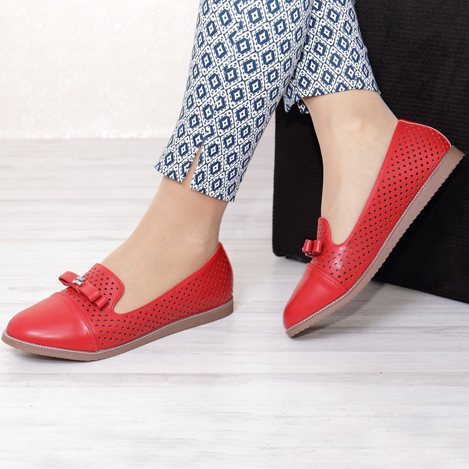Pantofi casual antonela red