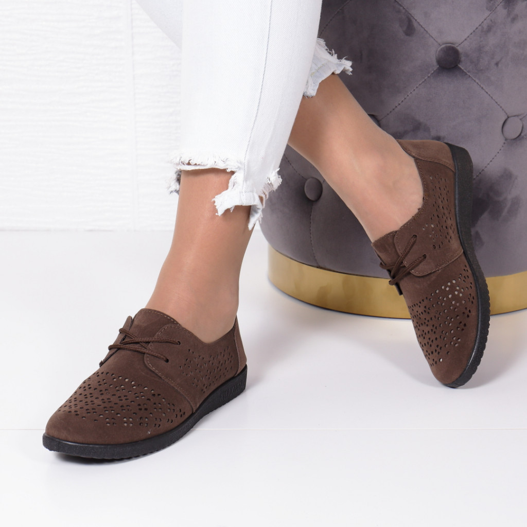 Pantofi filena brown