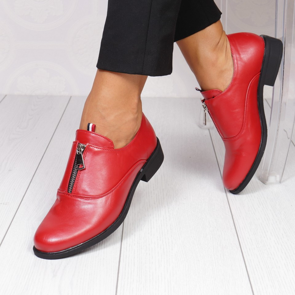 Pantofi petronela red