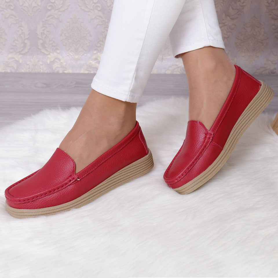 PANTOFI PIELE MONI RED lafetecochete.ro imagine megaplaza.ro