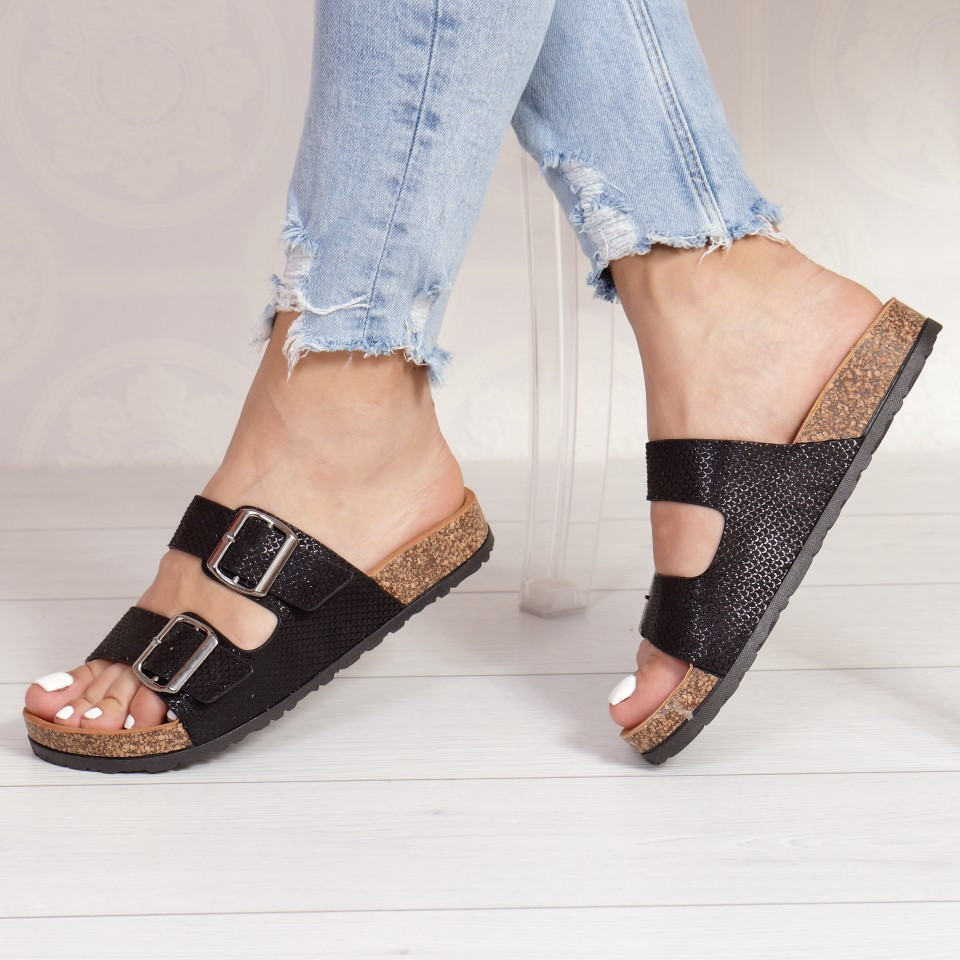 Papuci catris black
