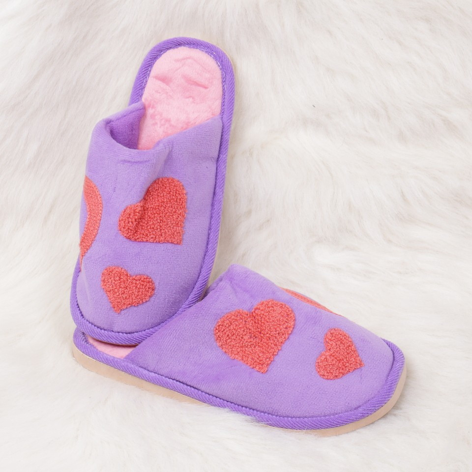 Papuci love purple