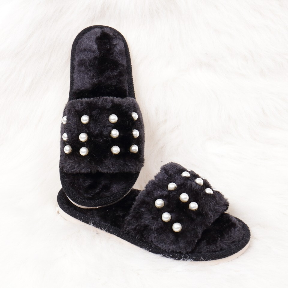 Papuci ravia black