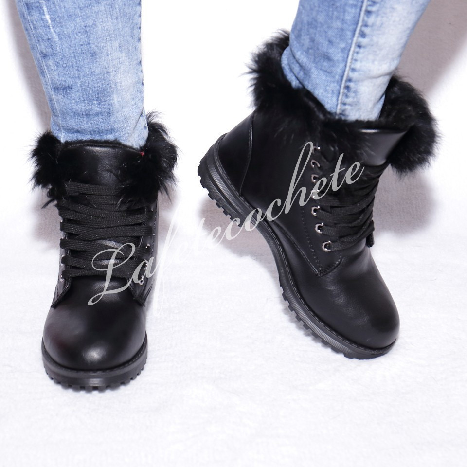Ghete catia black