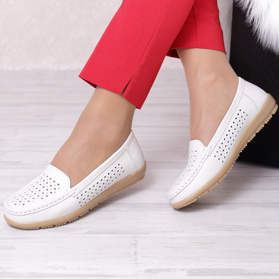 PANTOFI PIELE ELENA WHITE lafetecochete.ro imagine megaplaza.ro