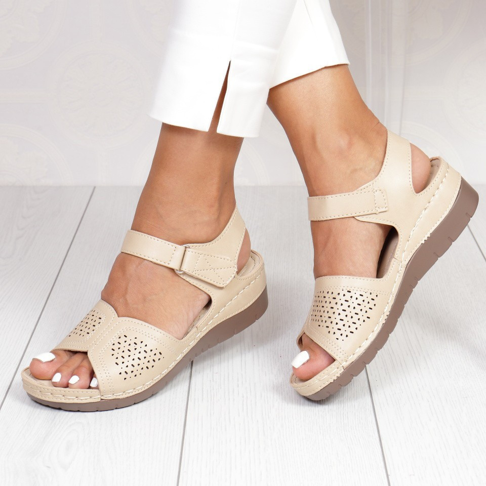 Sandale catalina beige