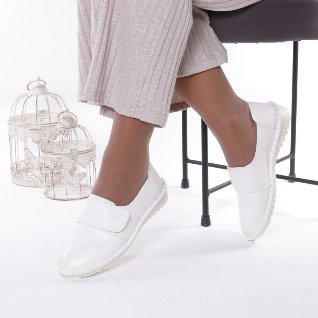 Pantofi fernanda white