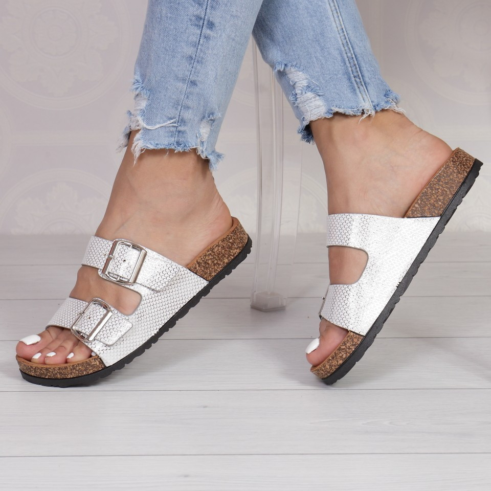 Papuci catris silver