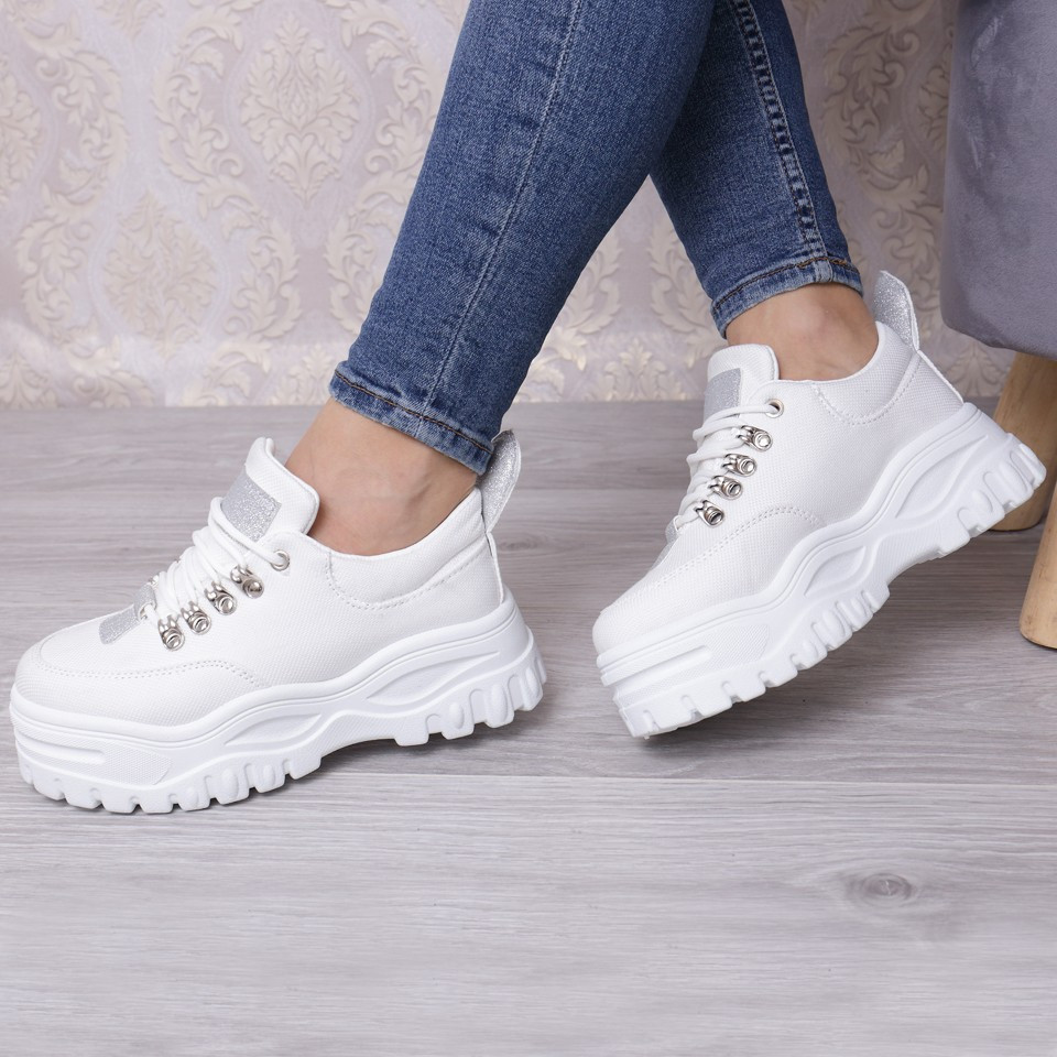 Adidasi dama omega white