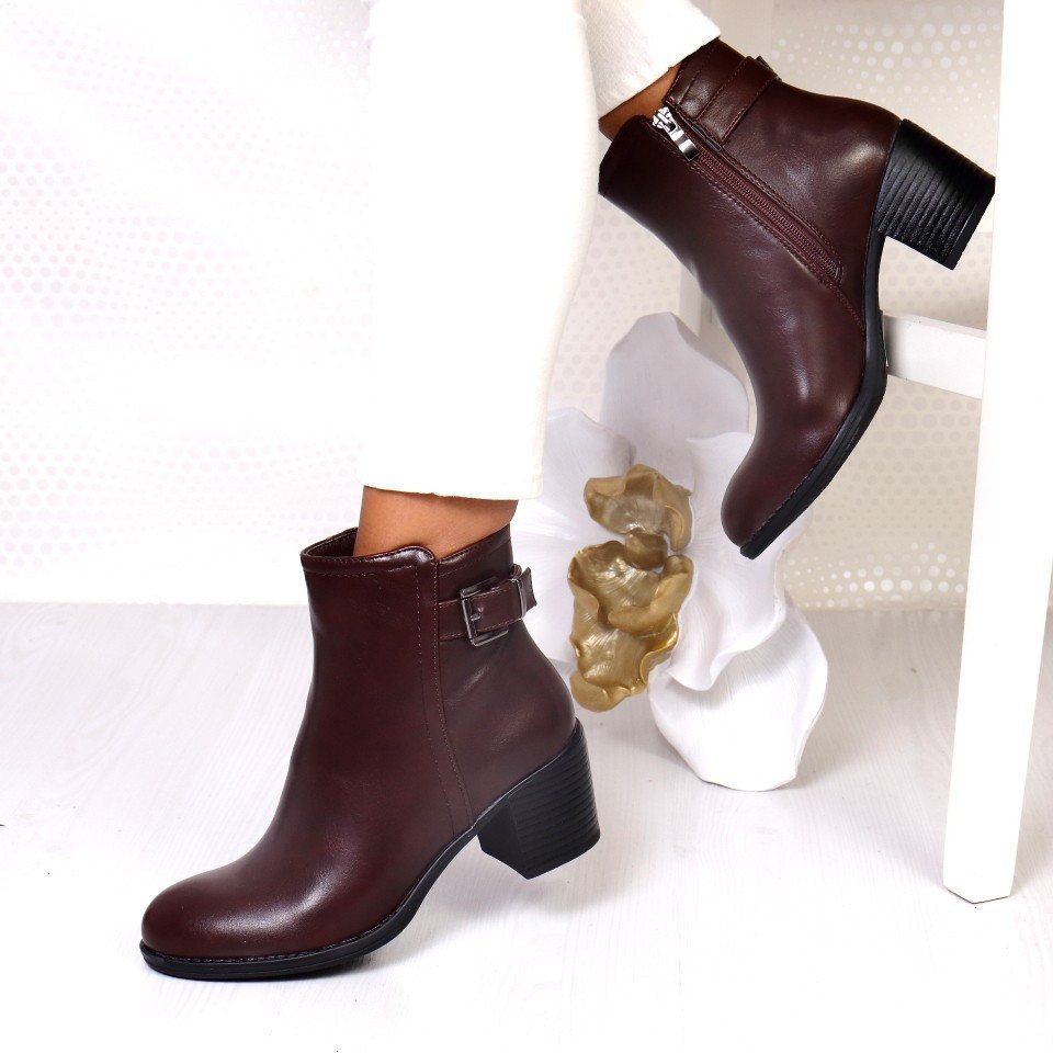 Botine florance bordo