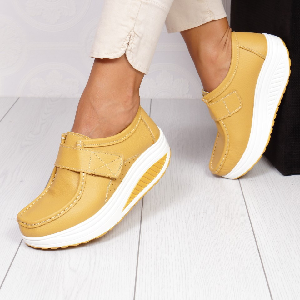 Pantofi teo yellow