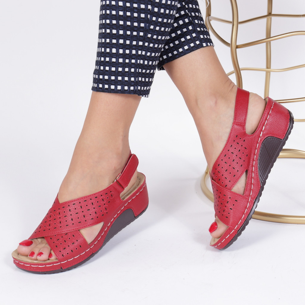 Sandale codruta red