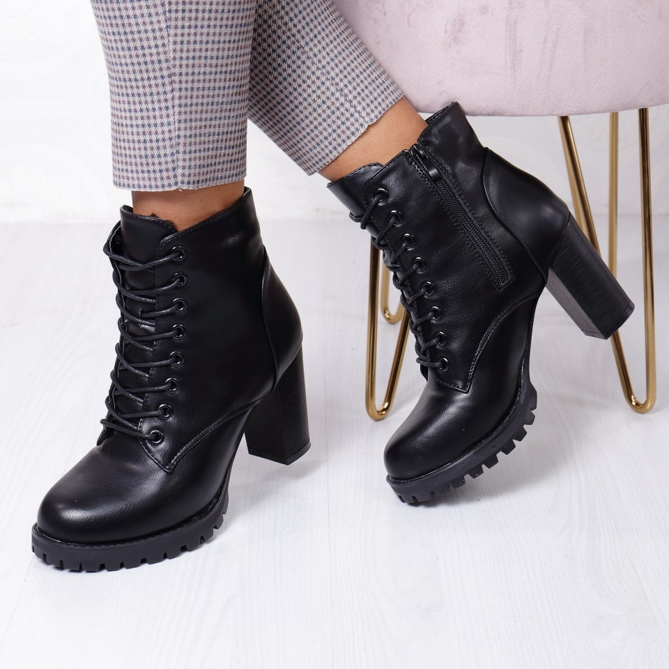 Botine jade black