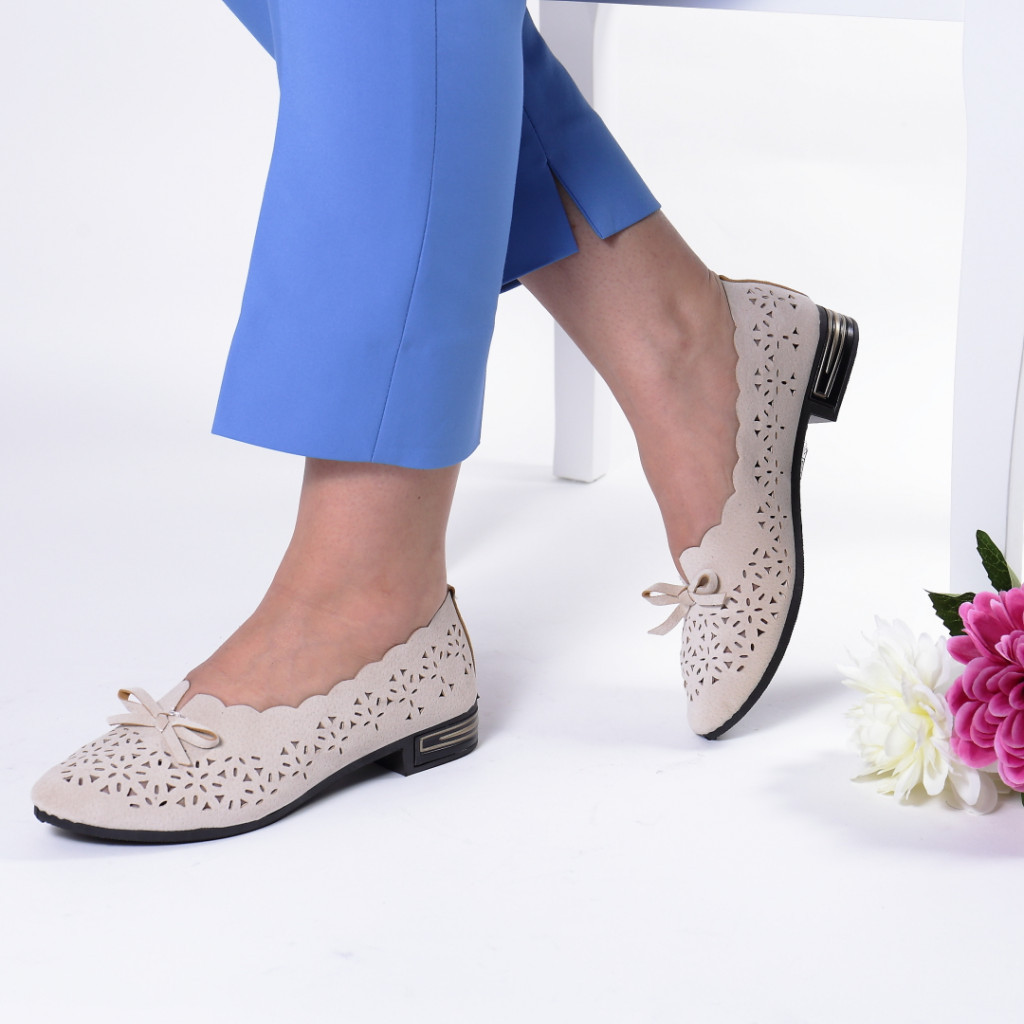 Pantofi dilena beige